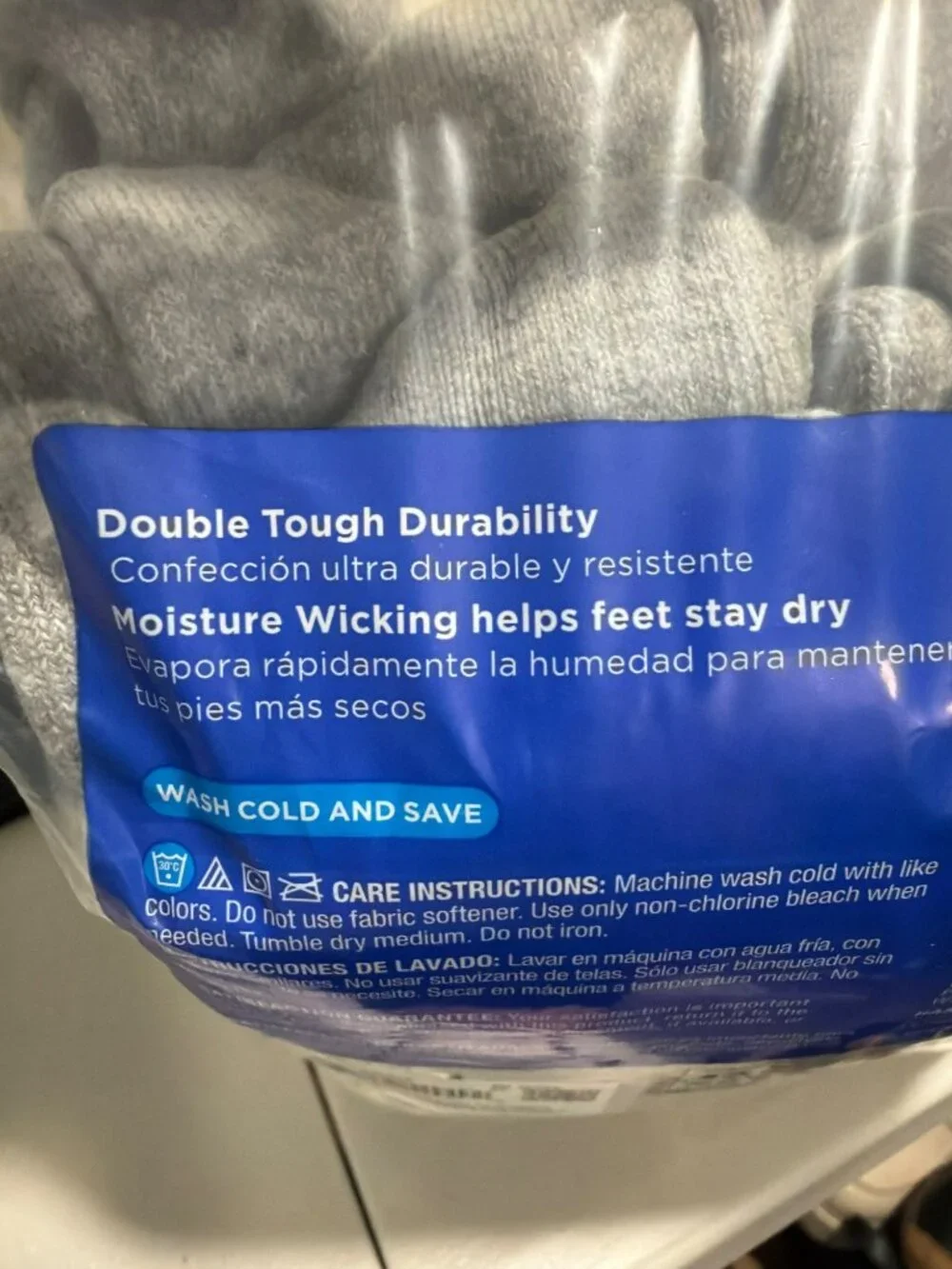 Hanes Boys Cushion Crew Socks 12-Pack Large Size 3-9 New